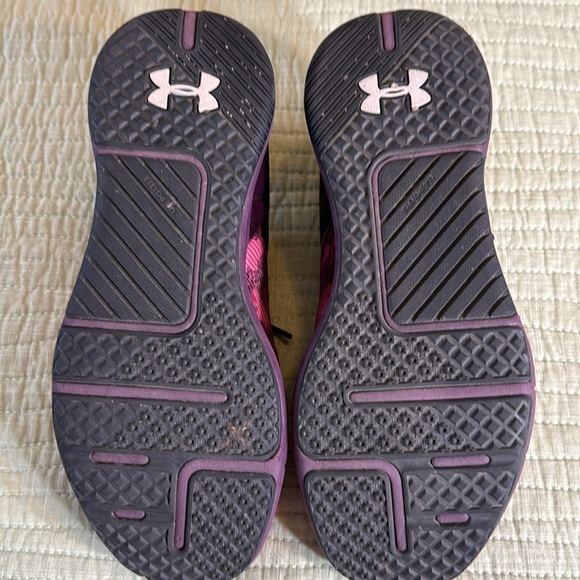 UNDER ARMOUR W HOVR RISE 2 PRNT Sz 9.5 in Purple and Pink - Picture 5 of 7
